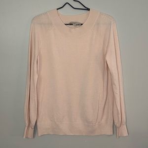 LOFT pale pink sweater